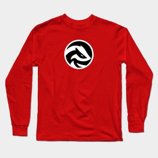 minimalist badger design Long Sleeve T-Shirt